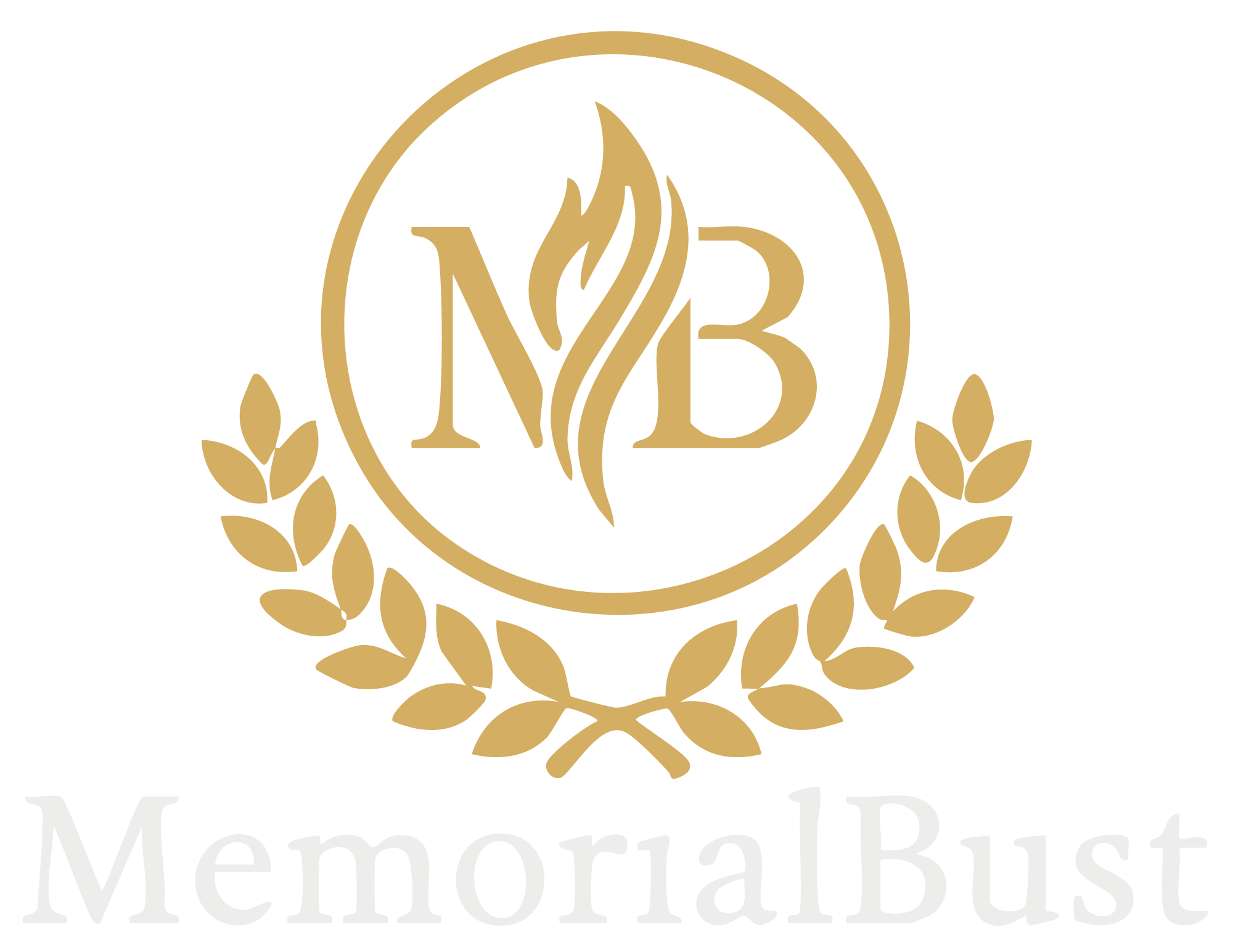 MemorialBust logo — premium collectible bust brand inspired by legacy