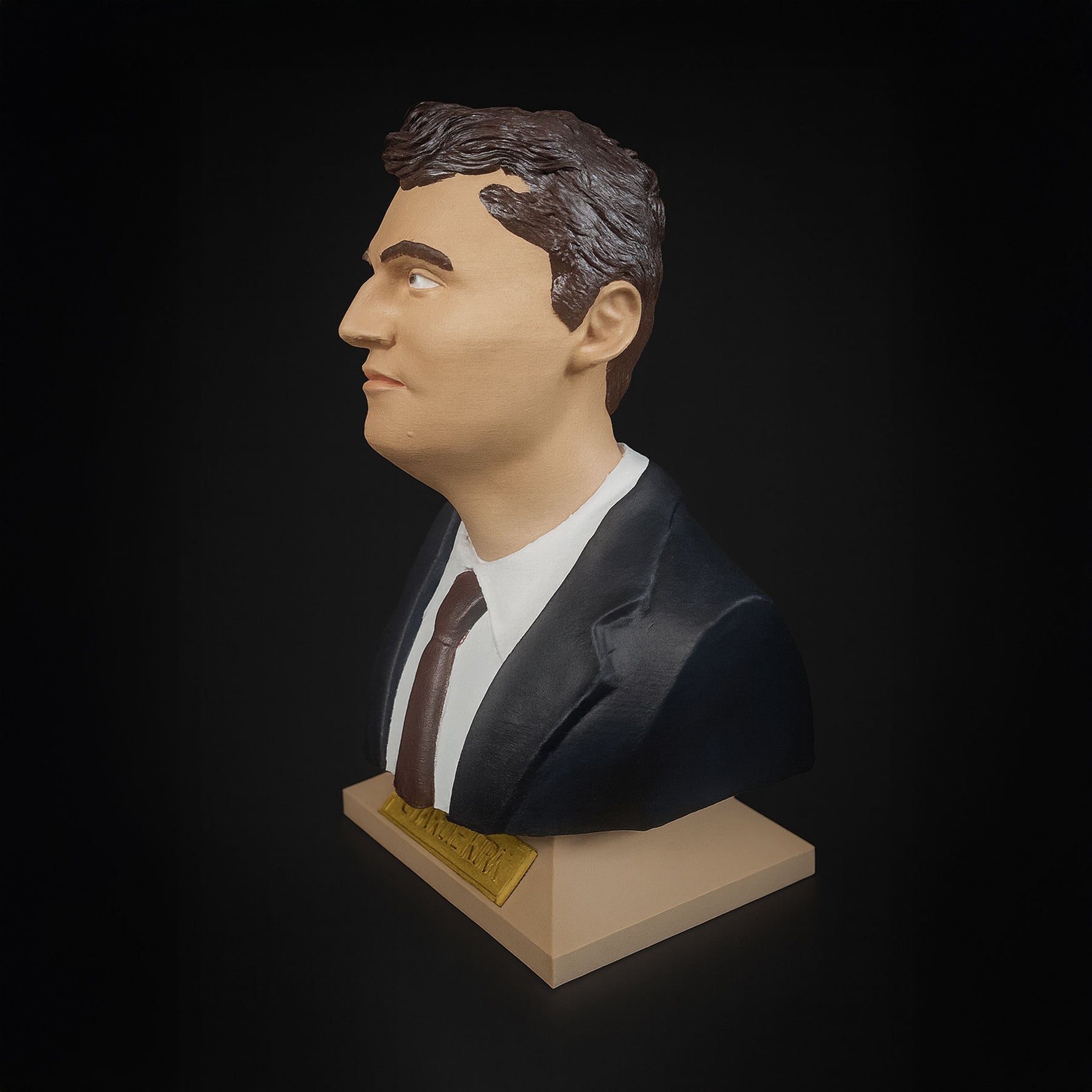 Charlie Kirk Busts Painted